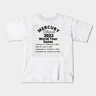 Mercury Retrograde On Tour Dates 2022 Kids T-Shirt